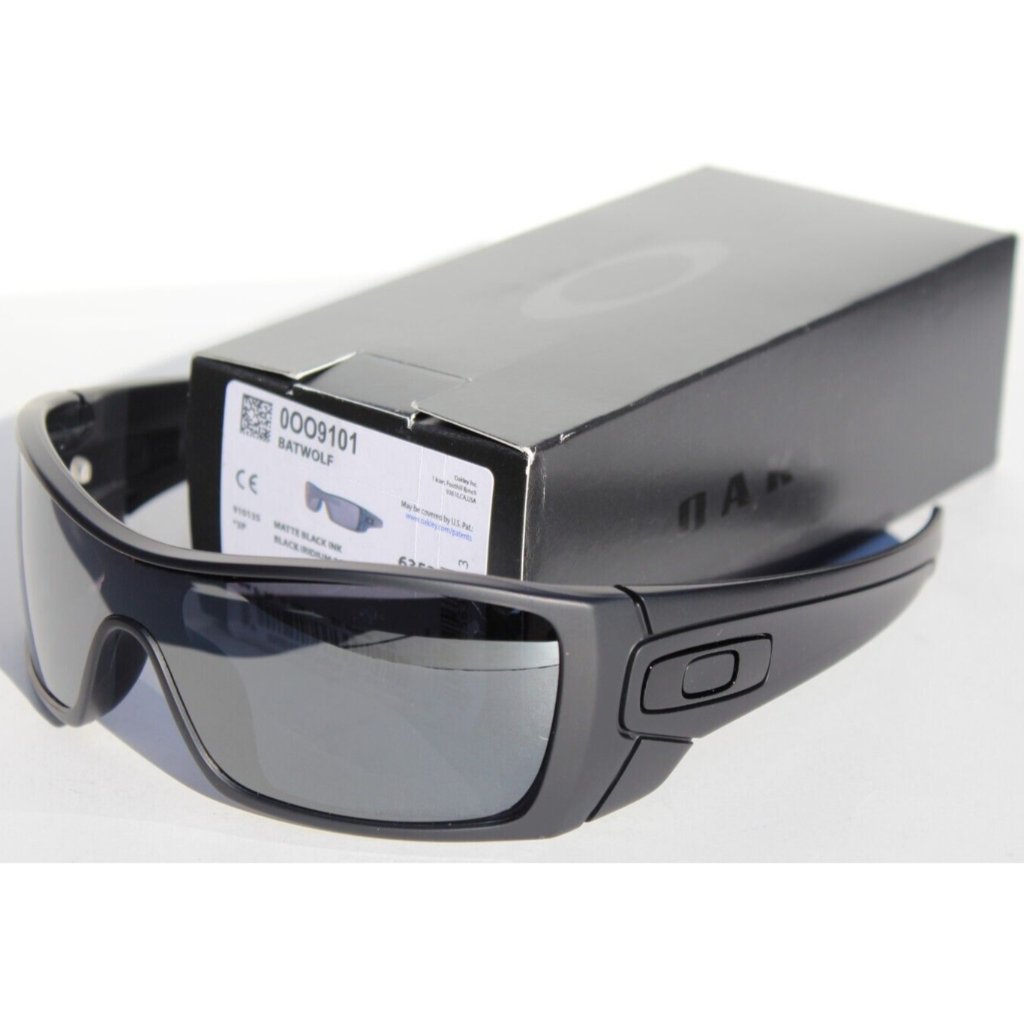 Oakley Batwolf Polarized Sunglasses Matte Black Ink/Black Iridium New Oo9101-35 — image 2 of 8